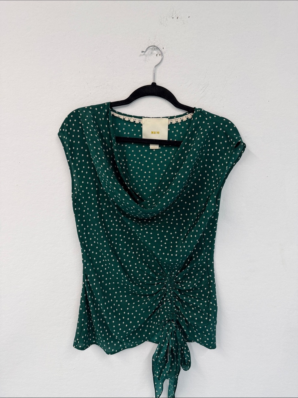 Maeve Polka Dot Blouse